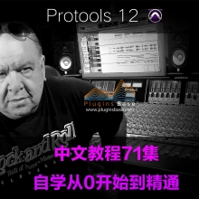 Avid Pro Tools 11+12 HD 中文教程 自学从零开始到精通 普通话 超清教学视频 71集