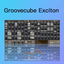 减法合成器 Groovecube Exciton2 v2.0.1 WiN 模拟合成器插件 VST VST3
