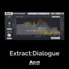 Acon Digital Extract Dialogue v1.0.5 [WiN+Mac] 全自动降噪音屏修复 效果器插件 AAX AU VST VST3