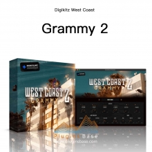 Digikitz West Coast Grammy 2 v1.0.2 [WiN+MAC] 采样合成器插件 西海岸 HIP HOP Trap 嘻哈