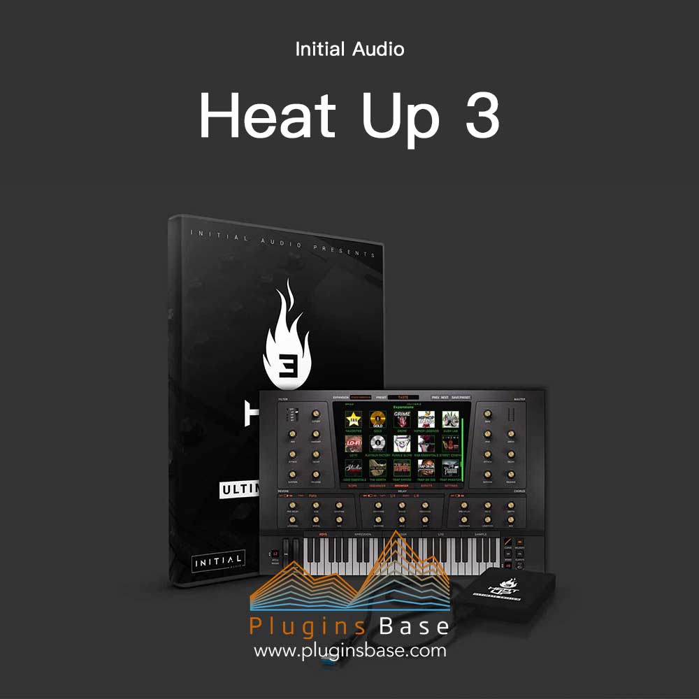 Trap嘻哈采样合成器插件 Initial Audio Heat Up 3 v3.4.0 [WiN+MAC] Hiphop