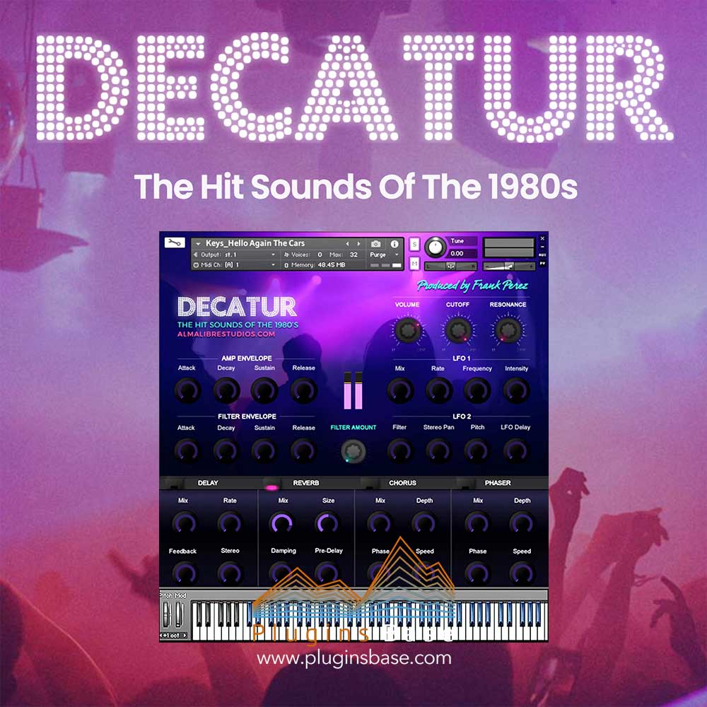 80年代电音音源 Almalibrestudios DECATUR The Hit Sounds Of The 1980s [KONTAKT] 音色