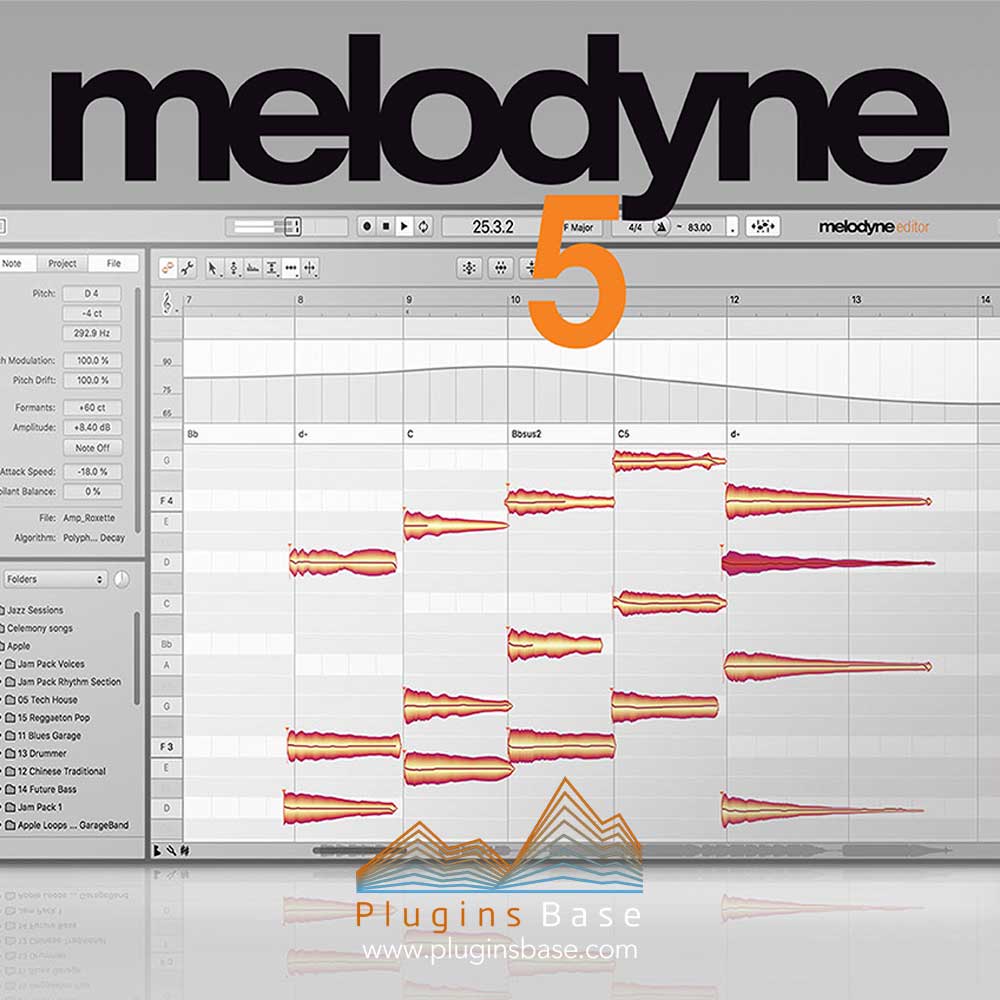 音高音准修正 Celemony Melodyne 5 Studio v5.3.0.011 [WiN+MAC] 麦乐迪效果器插件