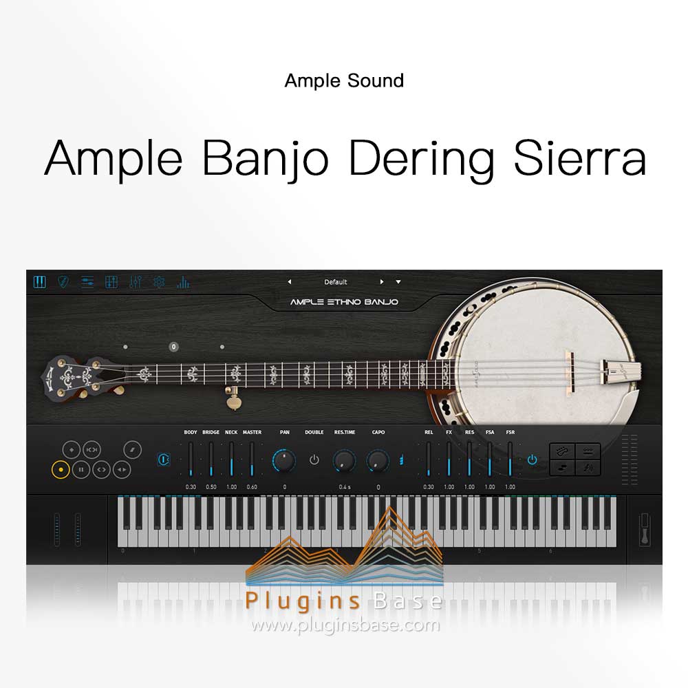 班卓琴音源插件 Ample Sound Ample Banjo Dering Sierra v1.5.0 [WiN+MAC]