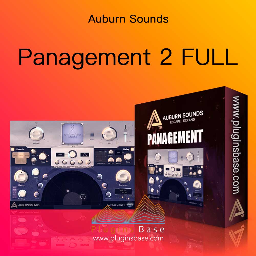 混响延迟相位效果器插件 Auburn Sounds Panagement v2.5 FULL [WiN+MAC]