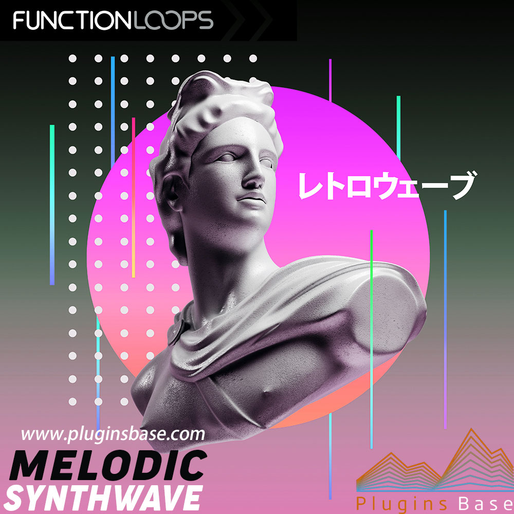 Function Loops Melodic Synthwave WAV MiDi 蒸汽波 合成器波 复古浪潮 鼓 BASS等采样包音色