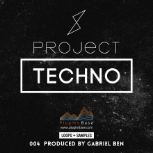 Project Techno 004 feat. Gabriel Ben WAV AiFF 鼓 被色 Bass等 采样包 音色