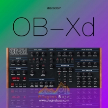 合成器插件 discoDSP OB-Xd v2.5.2 [WiN+MAC+LiNUX] 免费