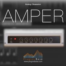 吉他失真 金属放大器 Analog Obsession AMPER v2.0 [WiN+MAC] 效果器插件