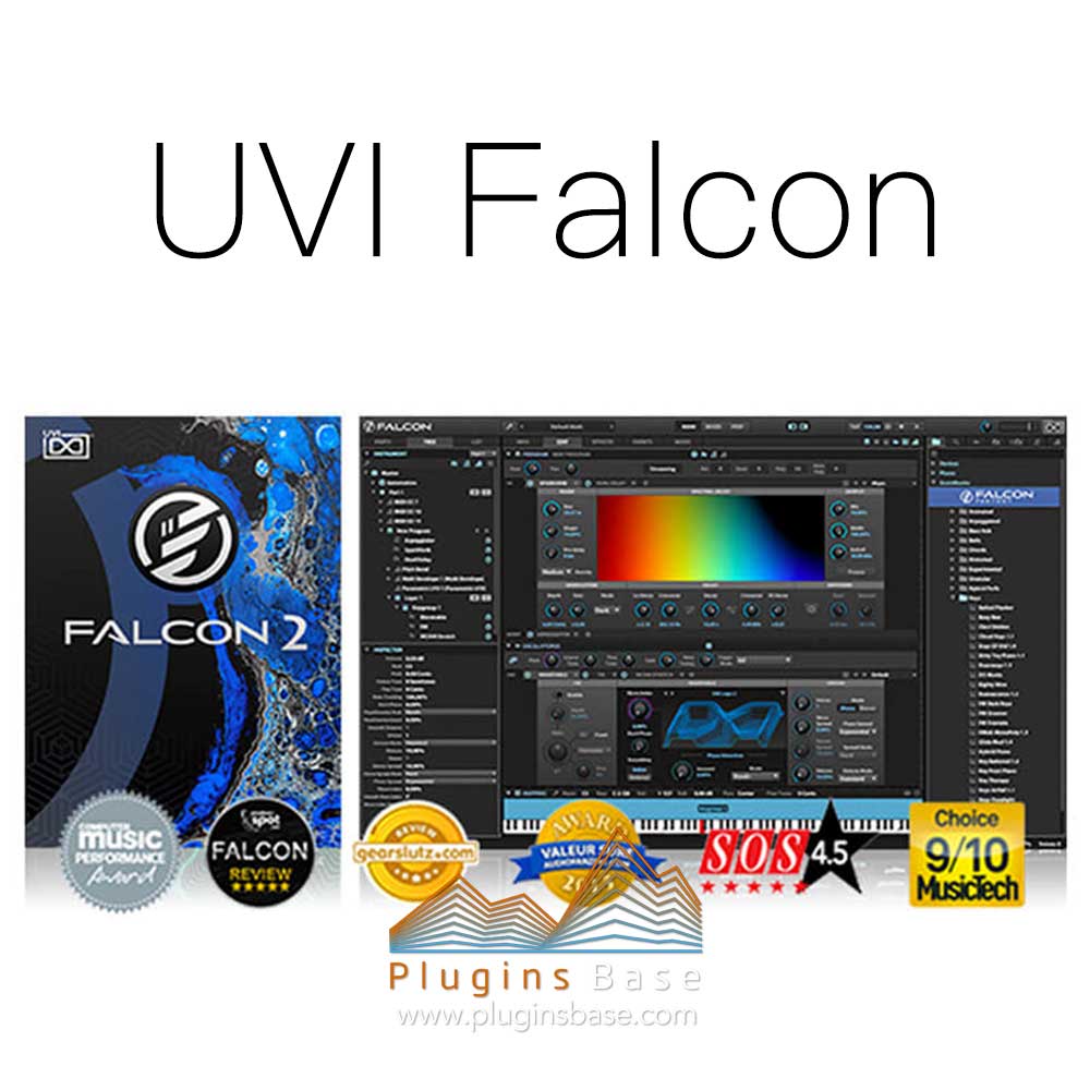 采样合成器插件 UVI Falcon v2.8.6 [WiN] 约700G扩展音色 含BOHEMIAN CELLO Violin等