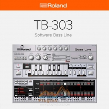 酸性Bass合成器插件 Roland Clound VS TB-303 [WiN+MAC] Acid 贝斯