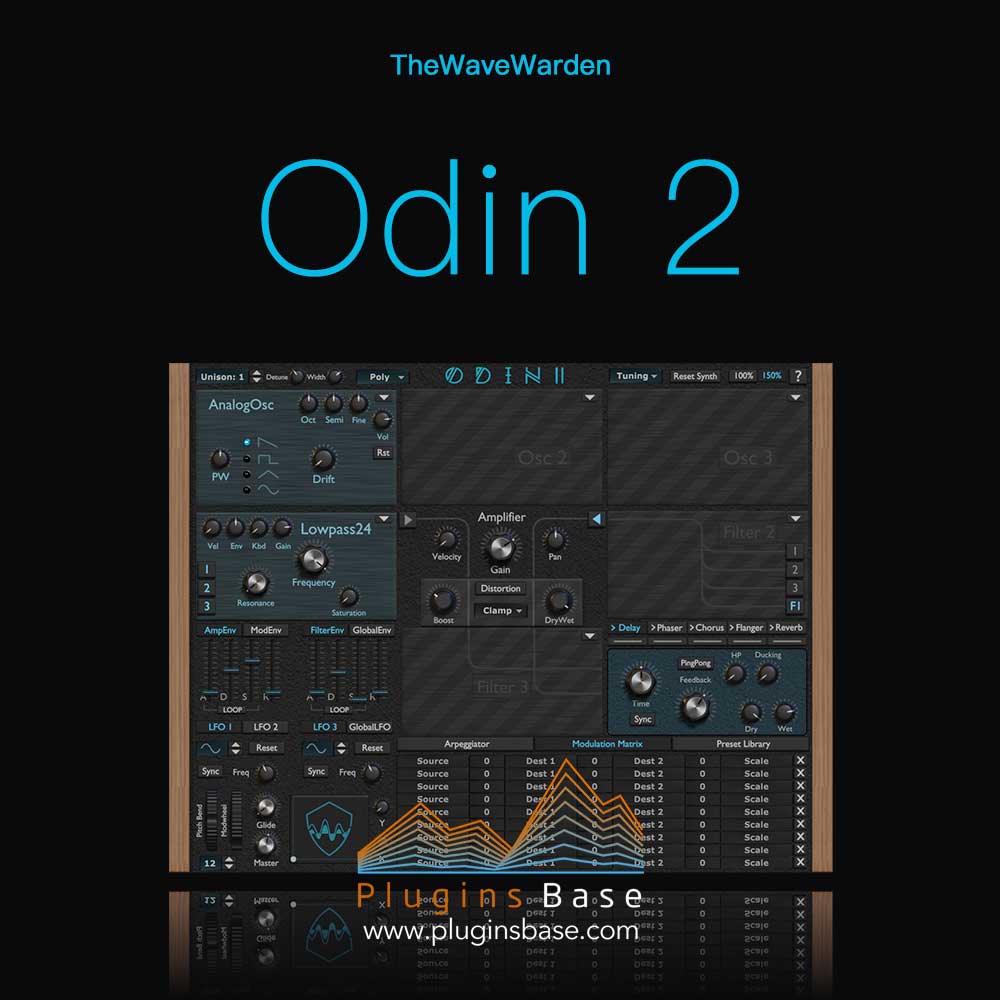 [免费] 合成器插件 TheWaveWarden Odin 2 v2.3.3a [WiN+MAC+LiNUX]