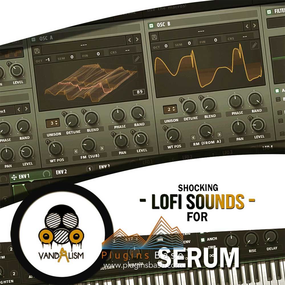 Vandalism Shocking Lo-Fi Sounds For Serum Presets WAV MIDI 预设音色