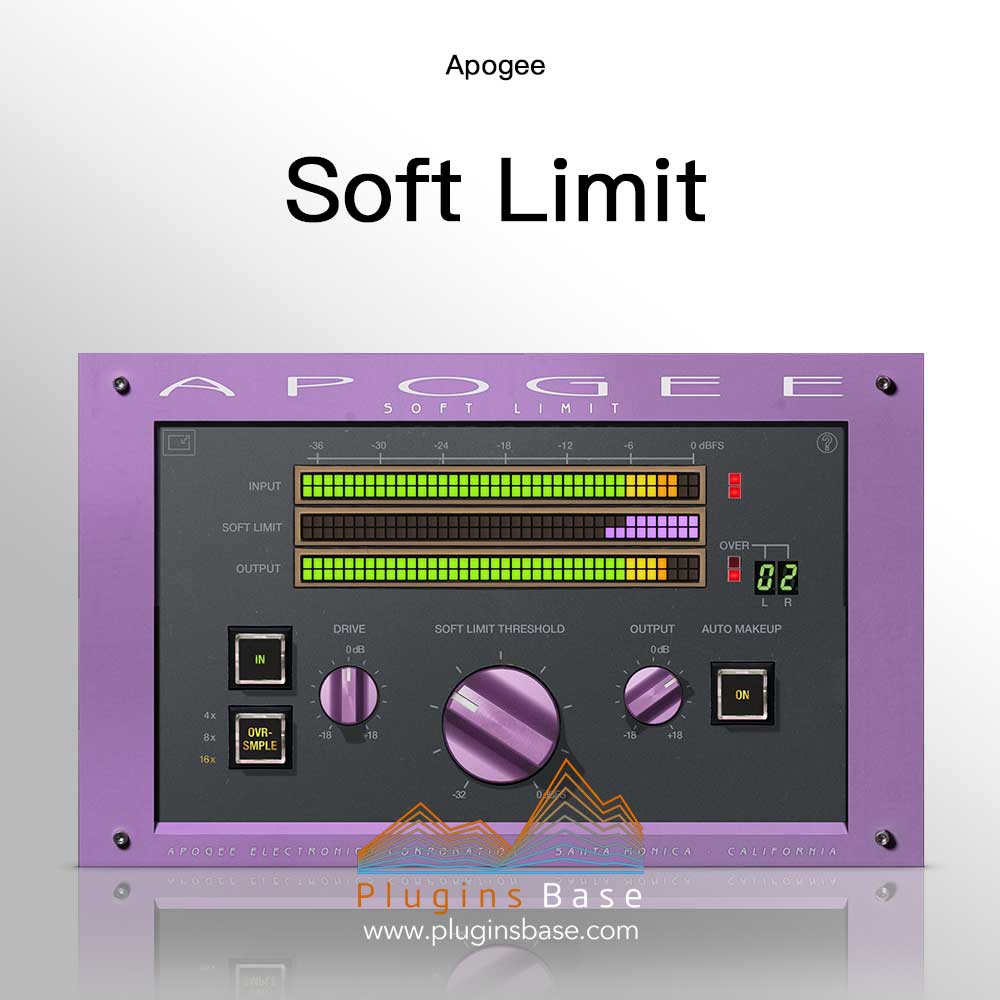 [免费] 磁带模拟 Apogee Soft Limit v1.0.6 [WiN+MAC] 效果器插件