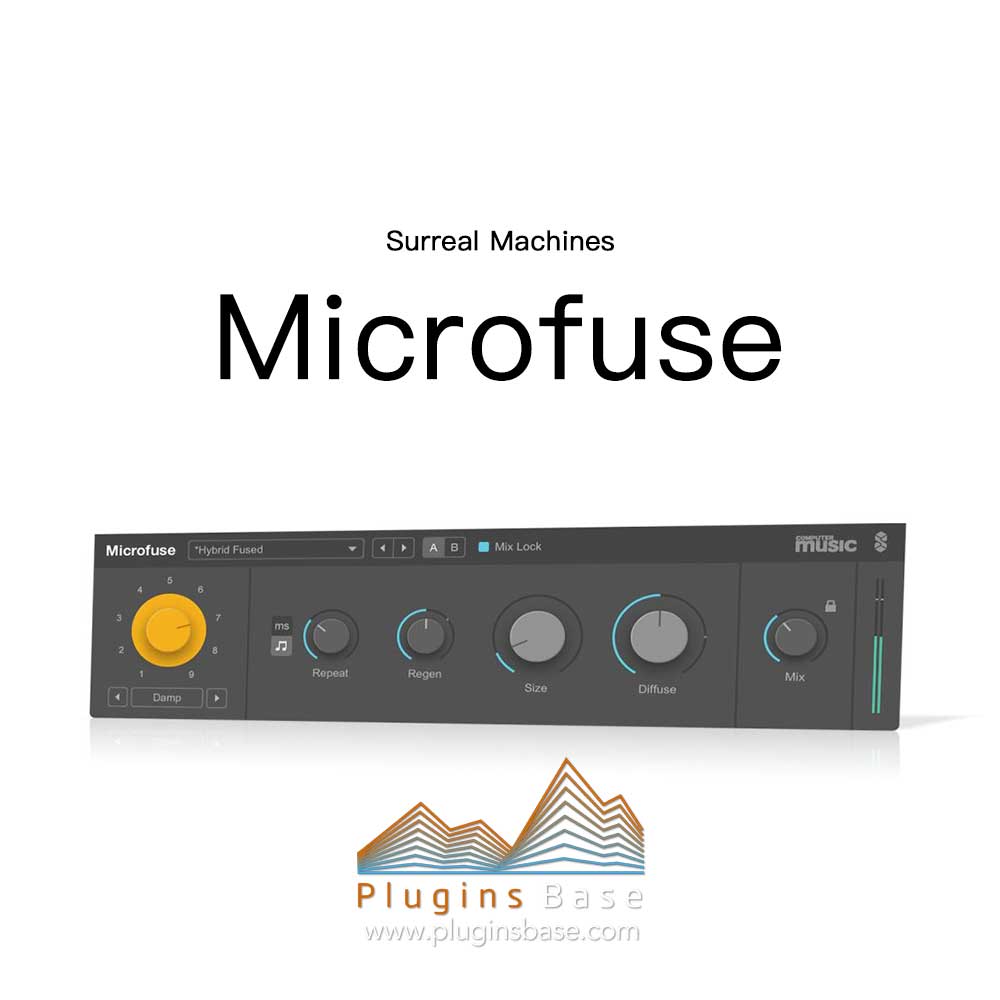 混响延迟 Surreal Machines Microfuse v1.0.0 [WiN] 效果器插件