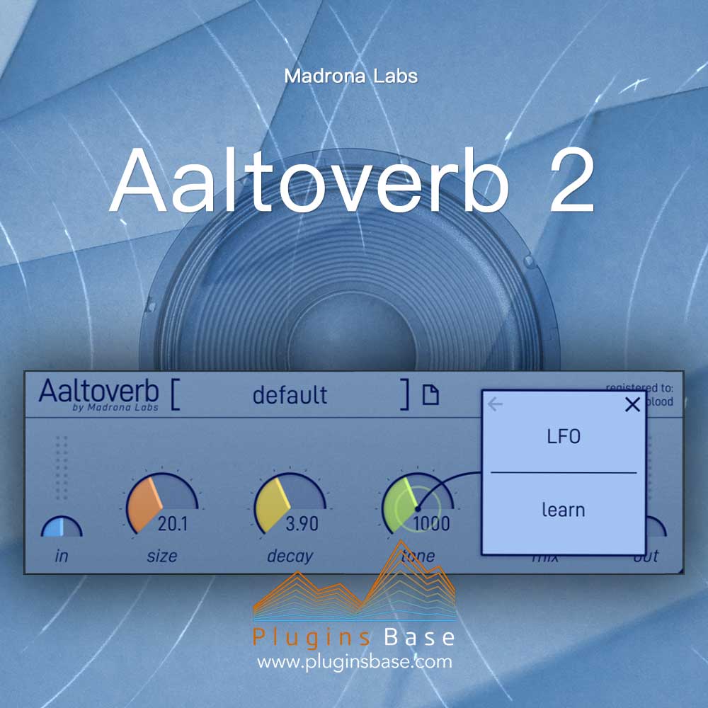 混响效果器插件 Madrona Labs Aaltoverb 2 v2.0.3 [WiN] Reverb