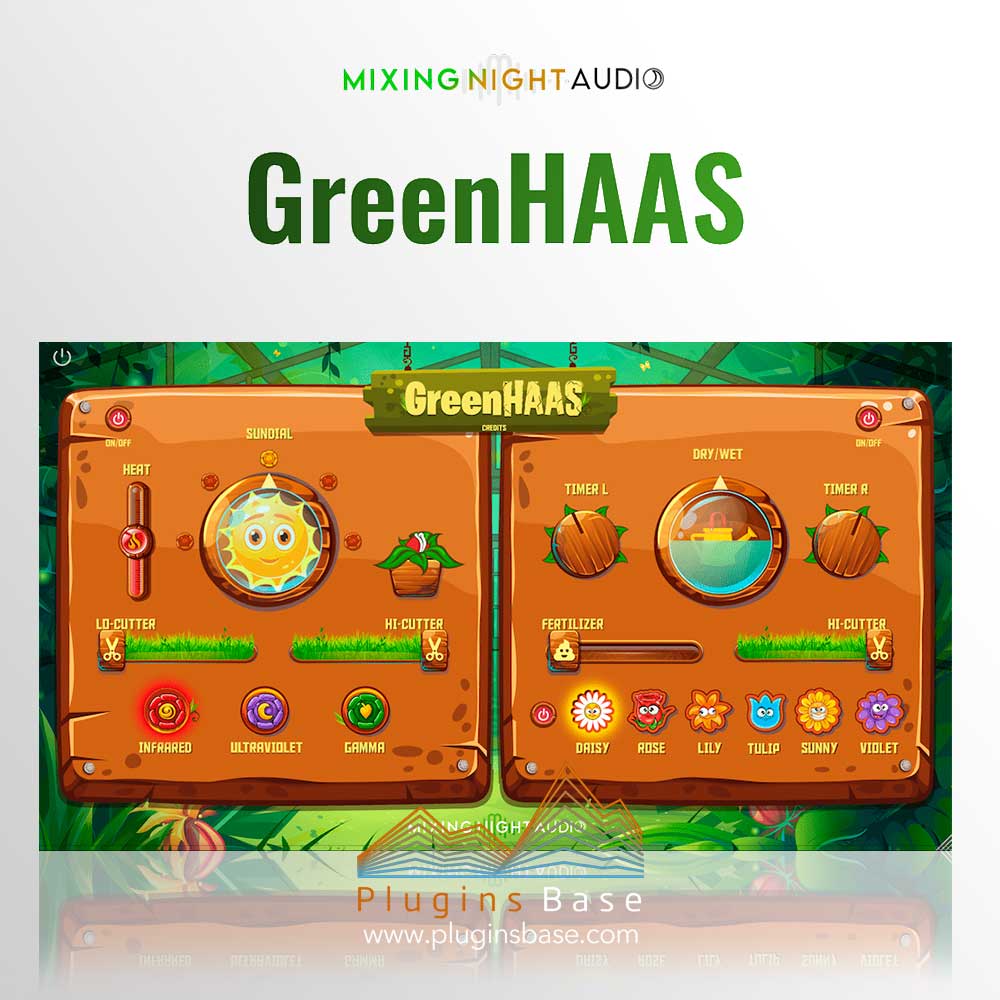 立体声效果器插件 Mixing Night Audio Green HAAS v1.0.4 [WiN]