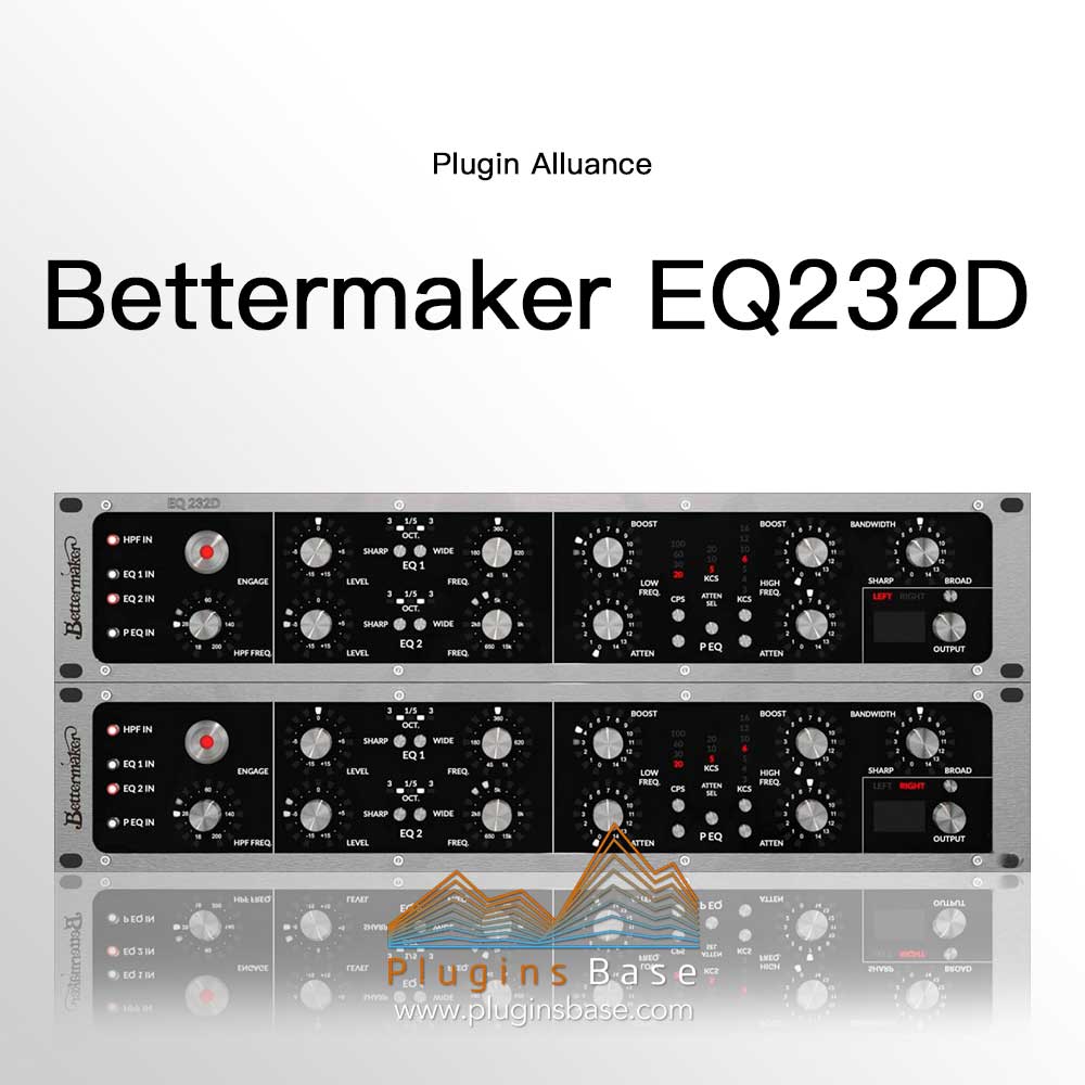 母带均衡效果器插件 Bettermaker EQ232D v1.0.2 [WiN+MAC]
