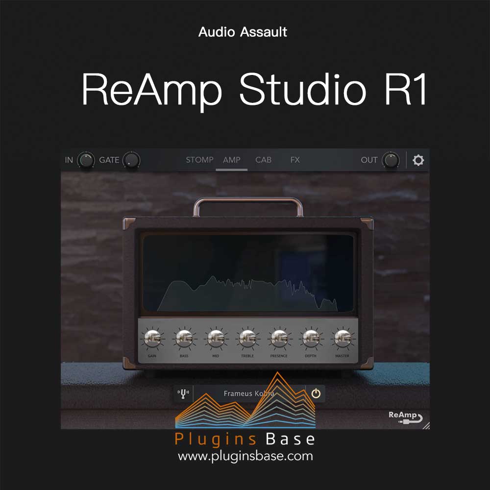 吉他贝司放大器 Audio Assault ReAmp Studio R1 [WiN] 效果器插件