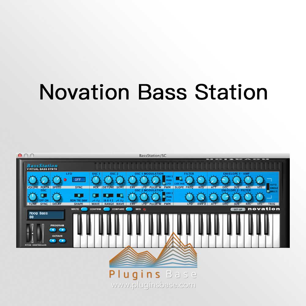 [免费] 贝斯合成器插件Novation Bass Station v2.3 [WiN+MAC]