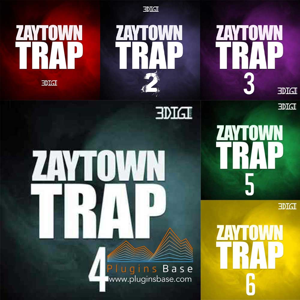 陷阱采样包 6套合集 3 Digi Audio Zaytown Trap Bundle [WAV+MIDI] 音色
