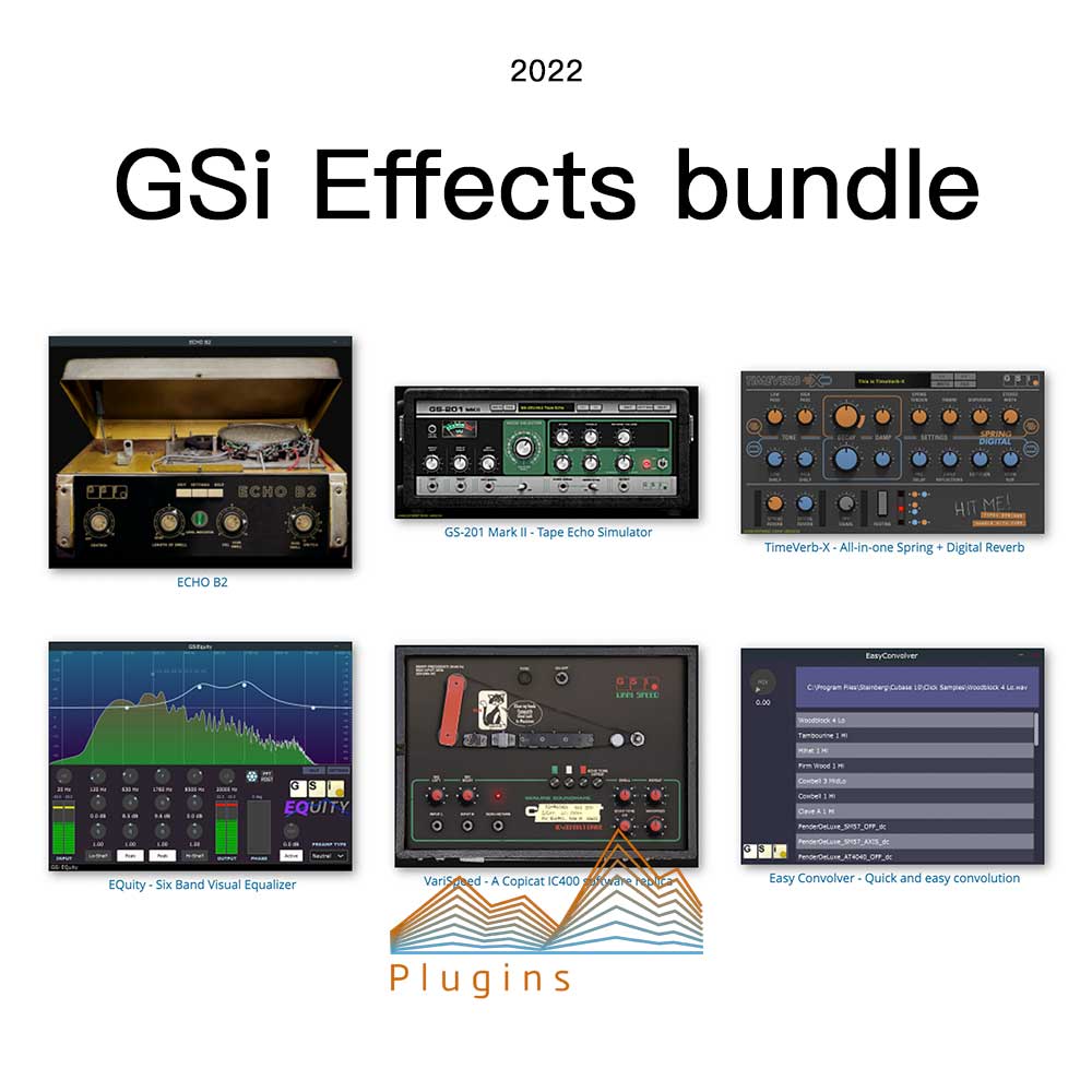 后期混音效果器插件合集 GSi Effects bundle 2022.8 [WiN] 完整版