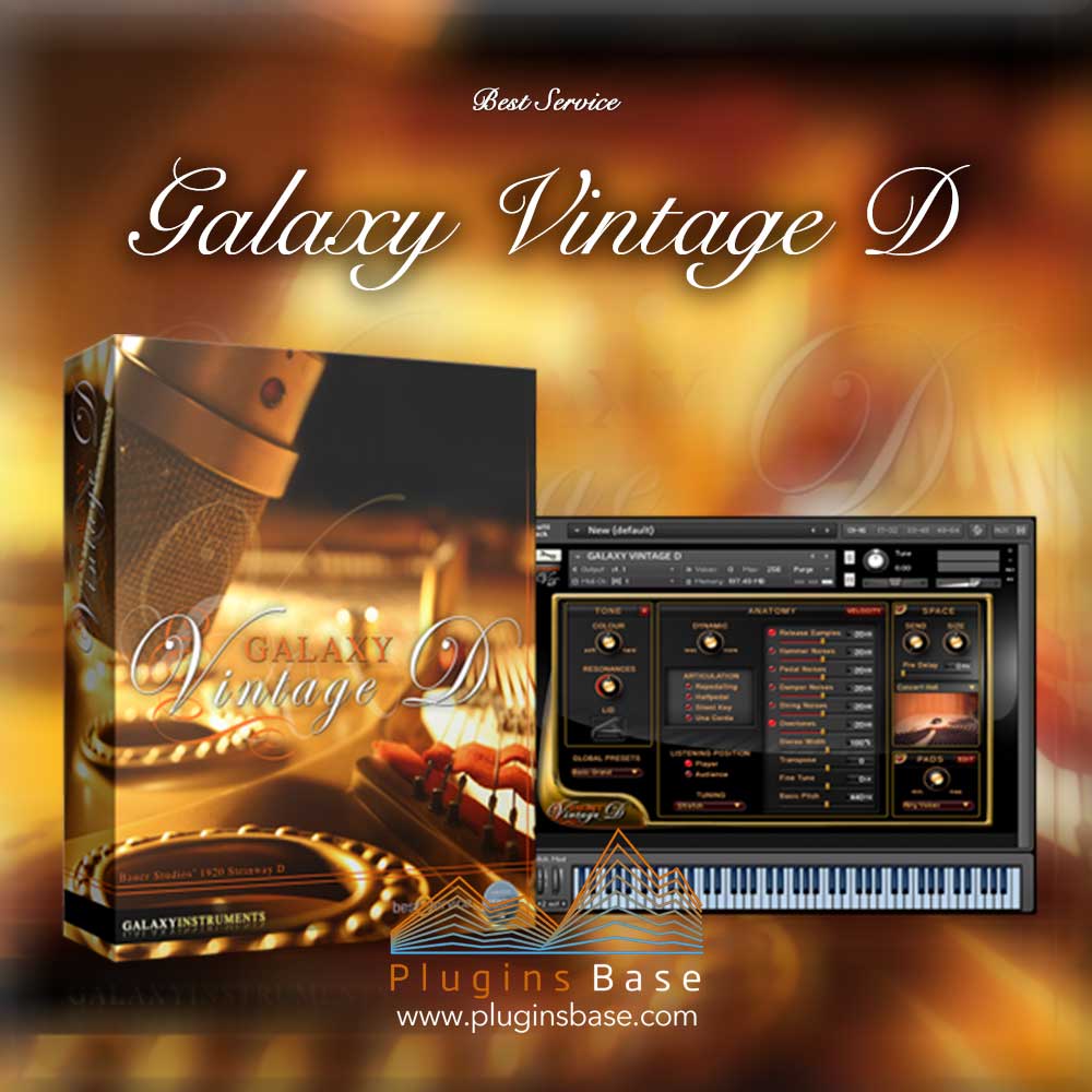 施坦威三角钢琴音源 Best Service Galaxy Vintage D Library [KONTAKT] Piano 音色