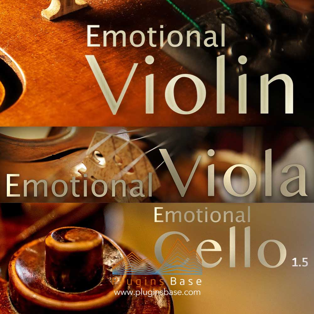 情感弦乐大中小提琴音源3套合集 Best Service Emotional Violin Viola Cello KONTAKT 音色
