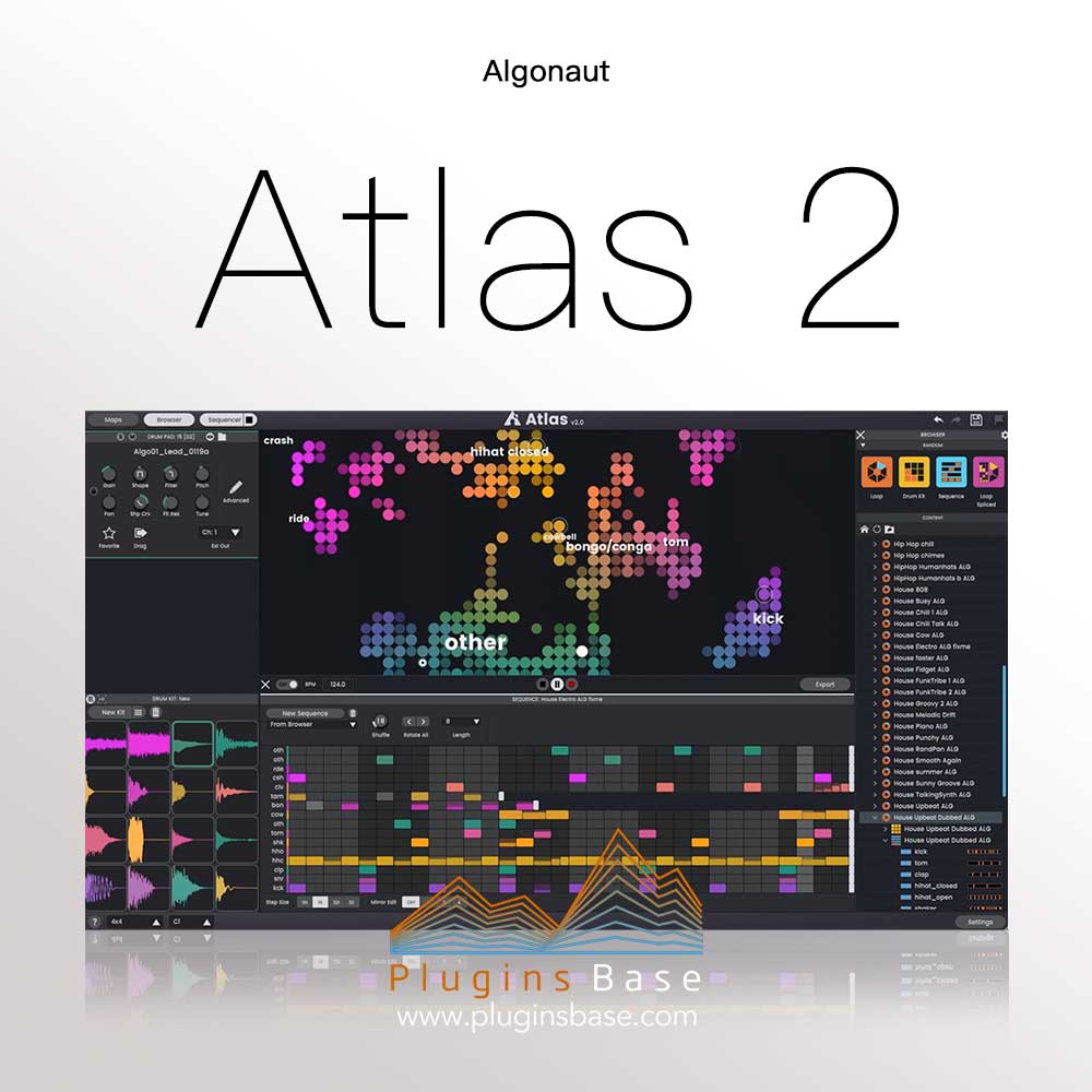 智能鼓机 Algonaut Atlas v2.3.0 [WiN] 采样合成器插件