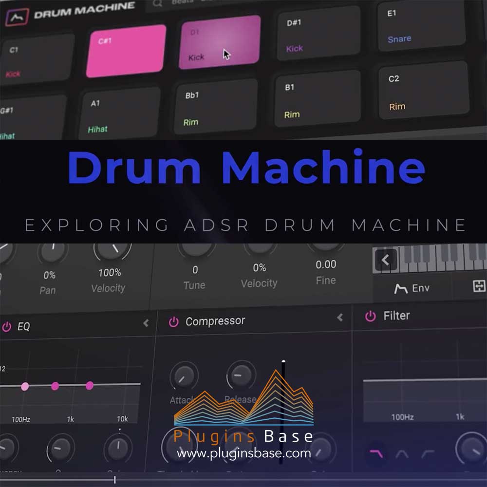 英文教程 ADSR Drum Machine 鼓机使用的方法 ADSR Sounds Get started with