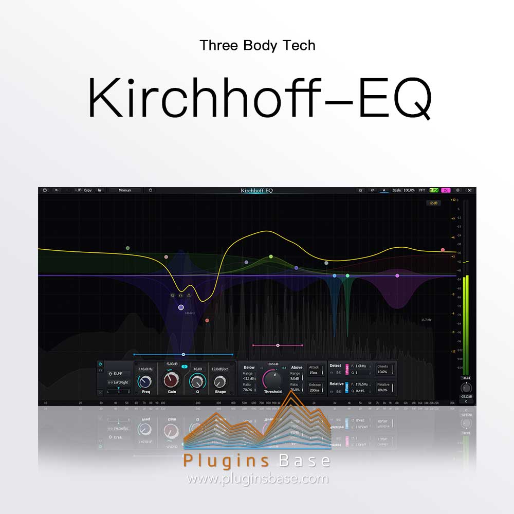 32段均衡效果器插件 Three Body Tech Kirchhoff-EQ v1.5.1 [WiN+MAC]