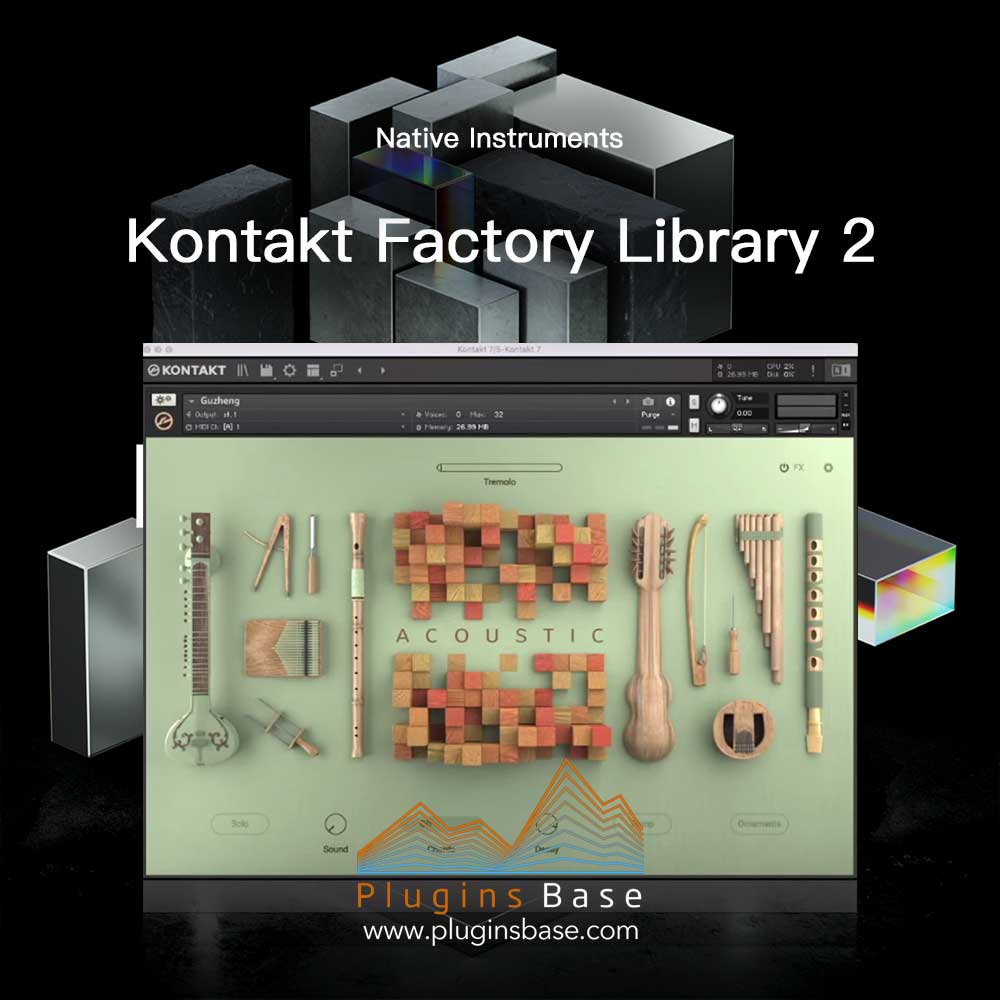 原厂音色 Native Instruments Kontakt Factory Library 2 v1.0.4 [KONTAKT] 40GB