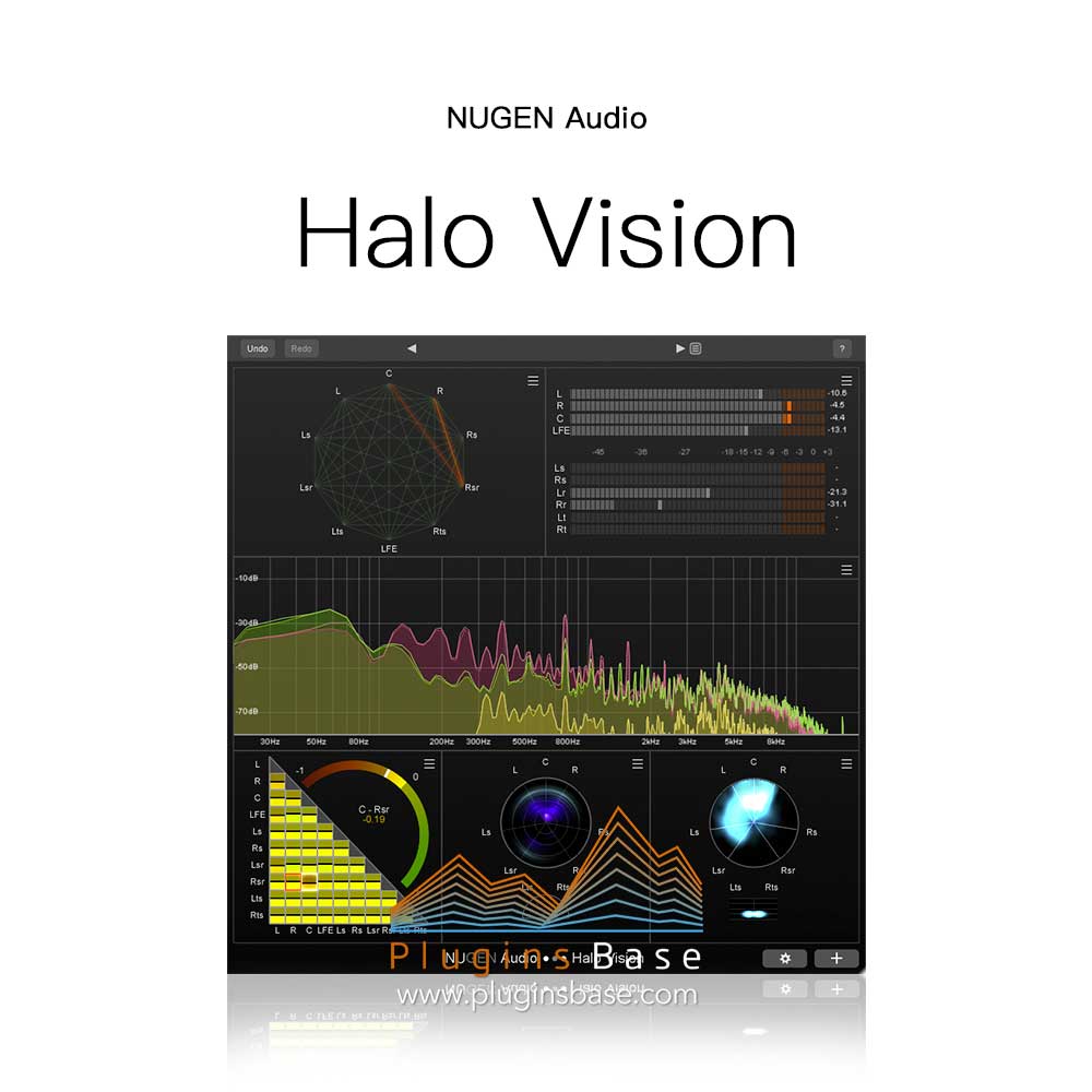 音频 频谱分析仪 NUGEN Audio Halo Vision v1.0.1.1 [WiN] 插件
