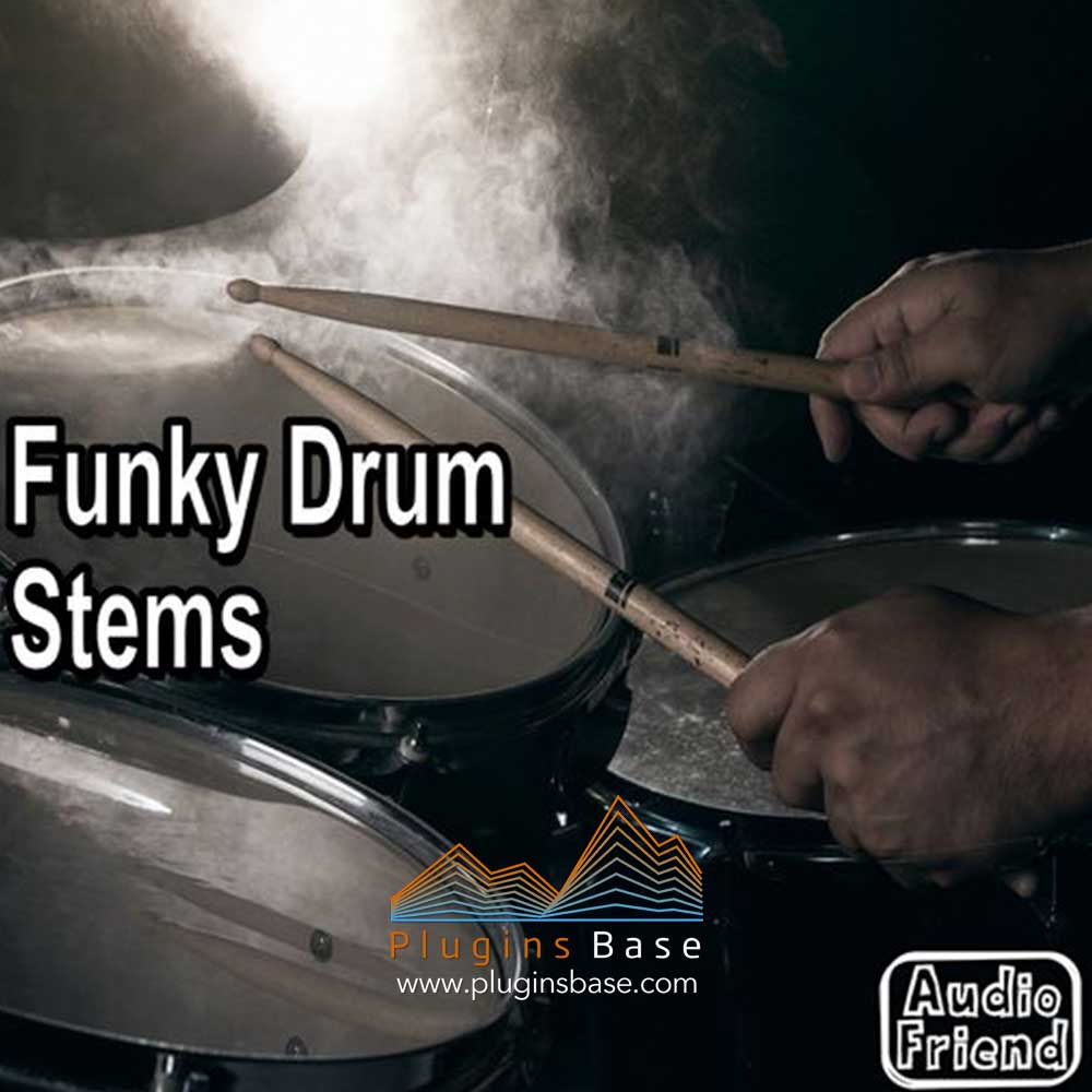 架子鼓采样包 AudioFriend Funky Drum Stems WAV 音色