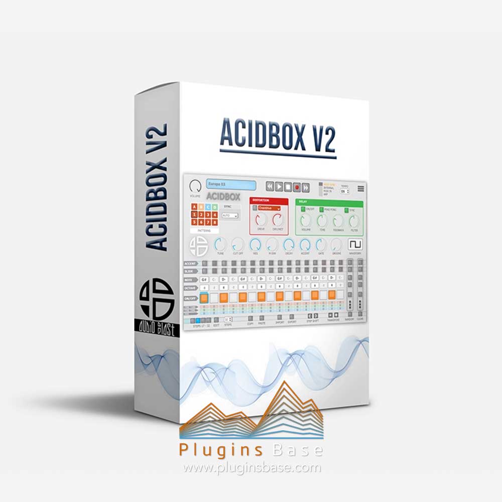 303贝司合成器插件 AudioBlast AcidBox v2.1.3 [WiN+MAC] Bass