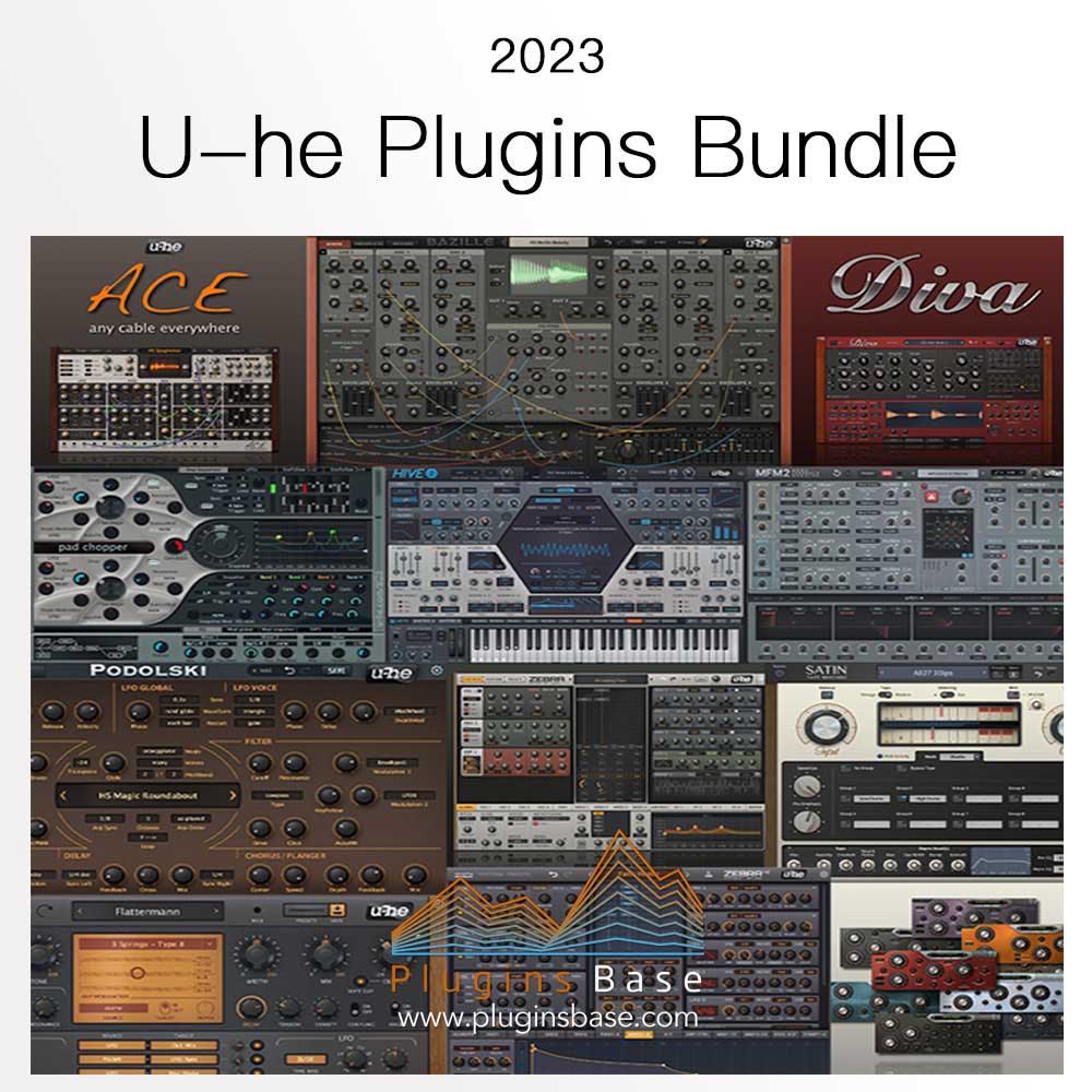 合成器插件合集  U-he Plugins Pack Bundle 2023 [WiN+MAC] 13套