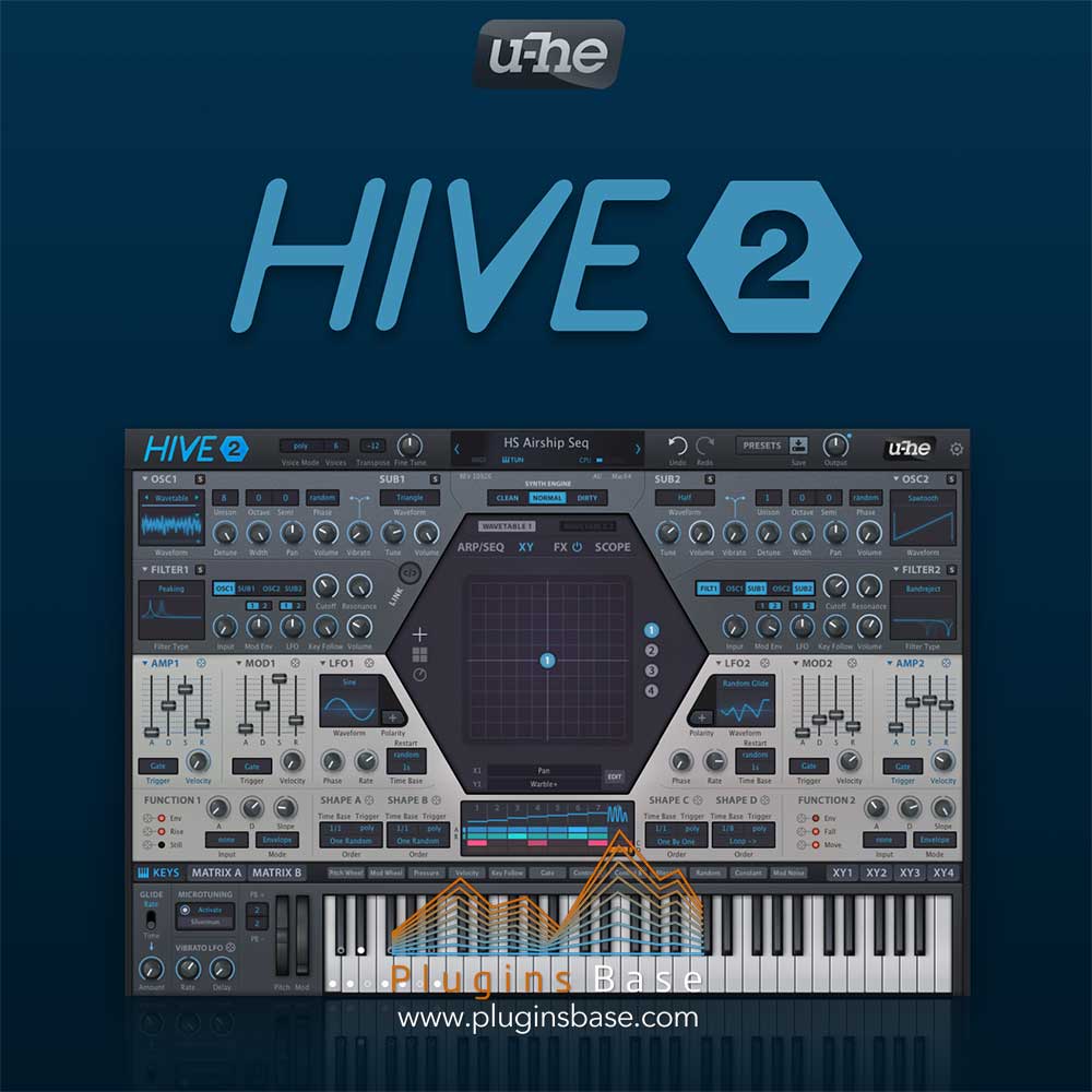 多功能合成器插件 u-he Hive 2 v2.1.1 [WiN+MAC]