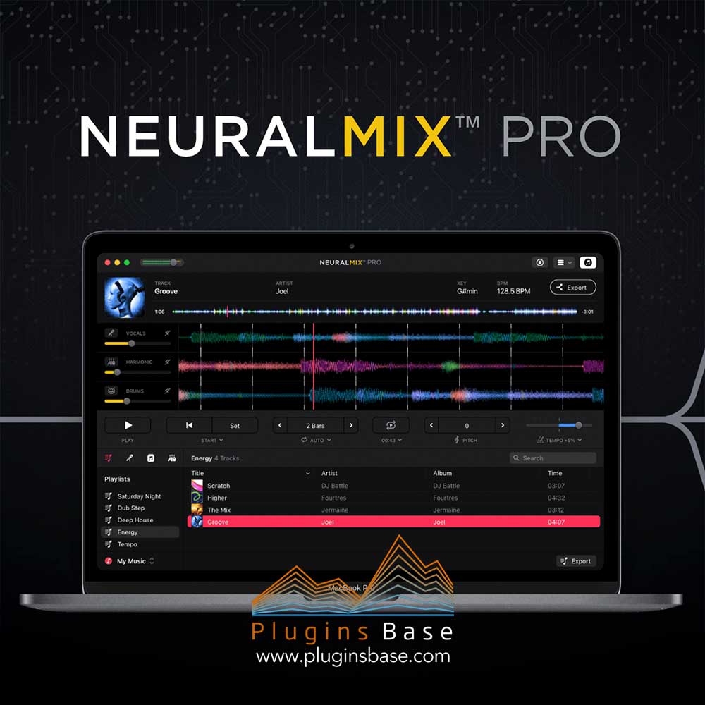 [免费] 提取歌曲伴奏/人声消音 音频分离工具 Algoriddim Neural Mix Pro v1.1.1 [MAC]