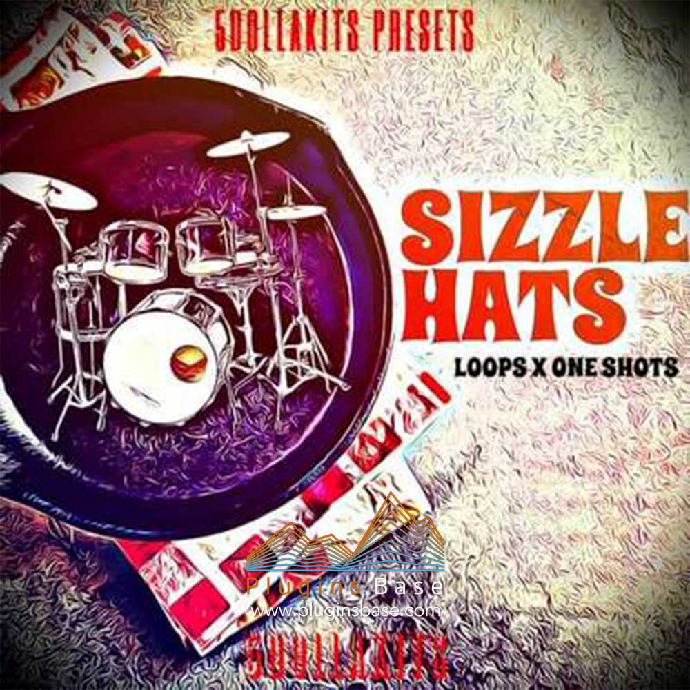 Trap嘻哈鼓组采样包音色 5DOLLAKITS Sizzle Hats WAV Hiphop