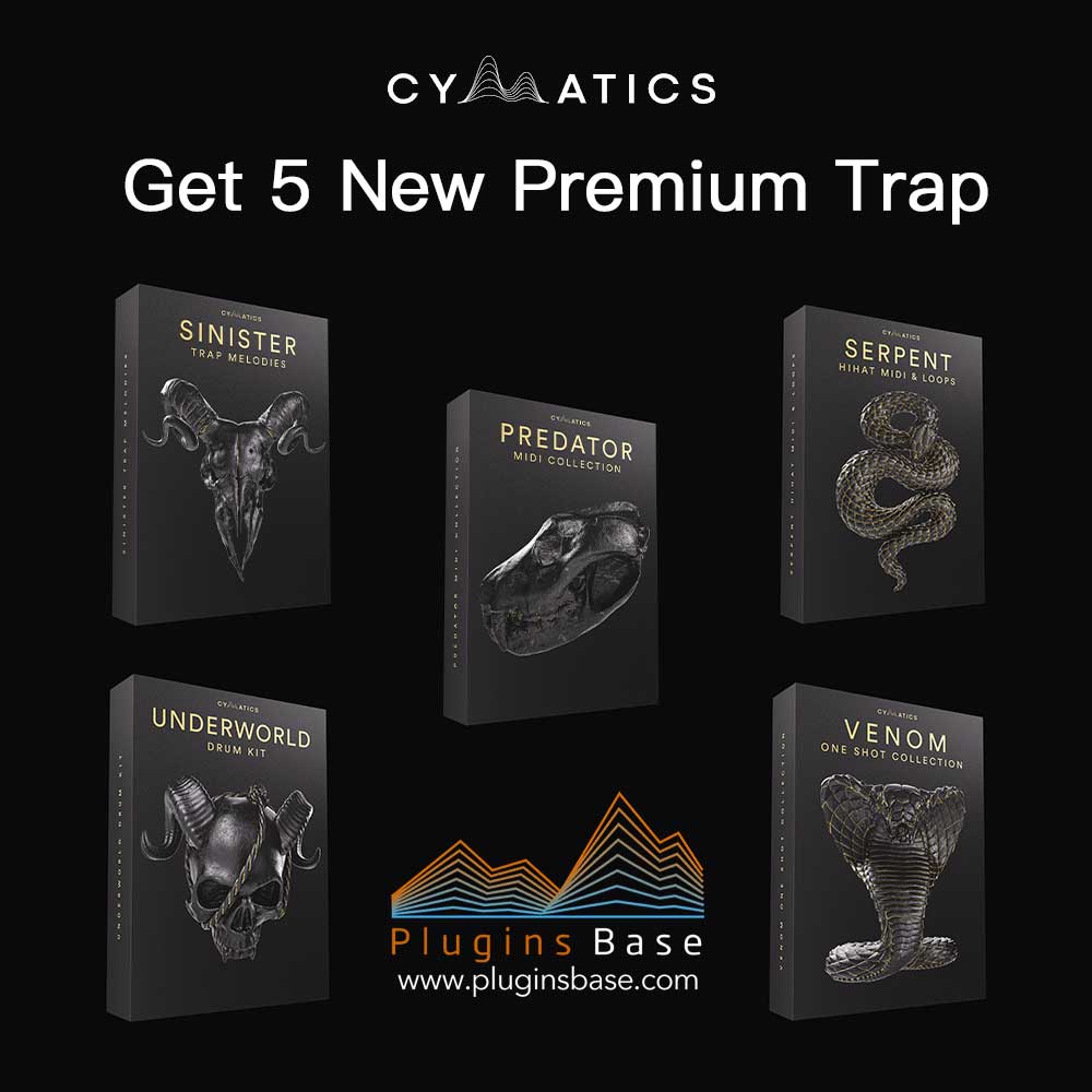 陷阱嘻哈采样包 5套合集 Cymatics Black Friday – Trap Bundle Wav Midi 音色