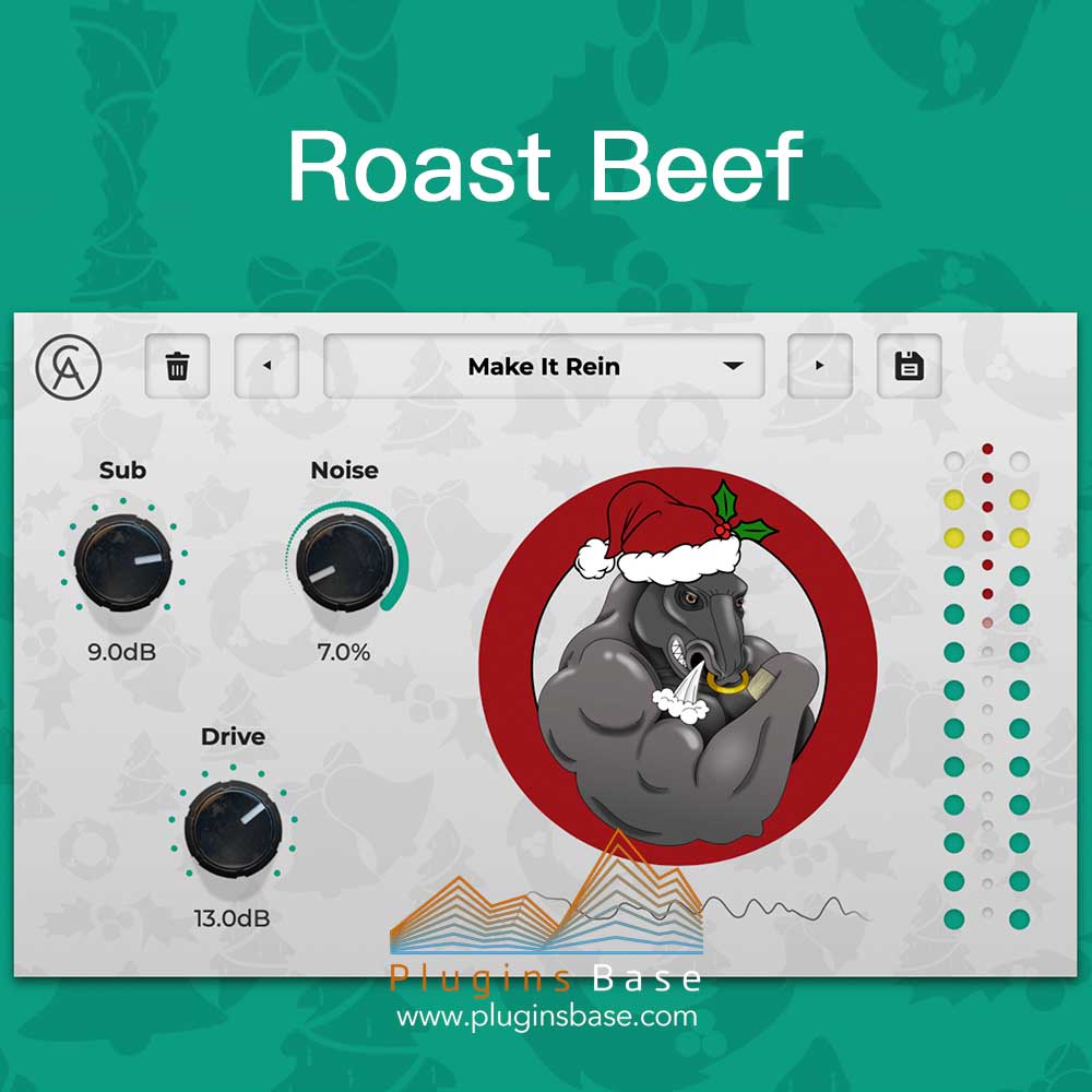 [免费] 激励饱和效果器插件 Roast Beef v1.0.0 [WiN+MAC] 圣诞快乐