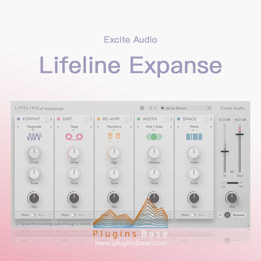 多重效果器插件 Excite Audio Lifeline Expanse v1.1.5 [WiN+MAC]