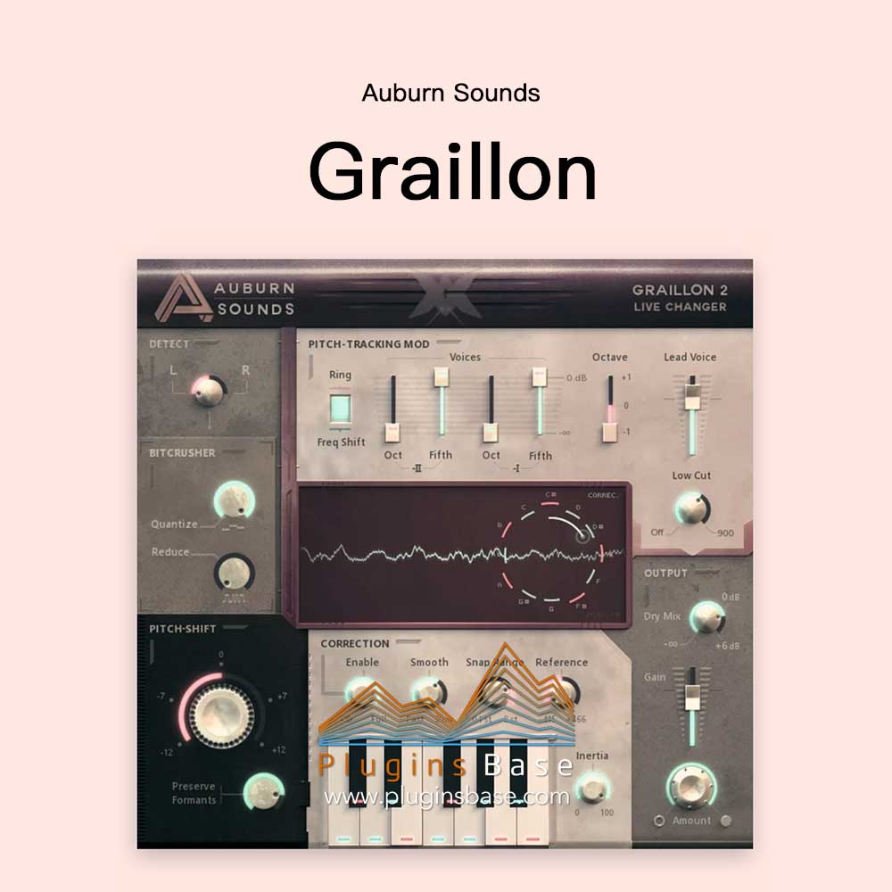 人声效果器插件 Auburn Sounds Graillon v2.7.0 [WiN+MAC]