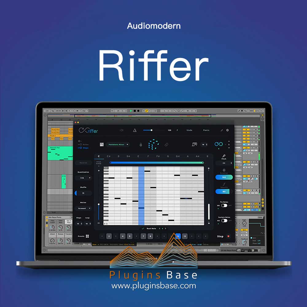 MiDi音序器 效果器插件 Audiomodern Riffer v3.1.1 WiN MAC