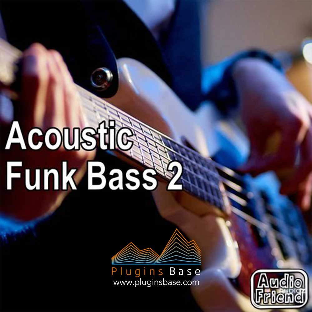 放克贝司采样包 AudioFriend Acoustic Funk Bass 2 音色