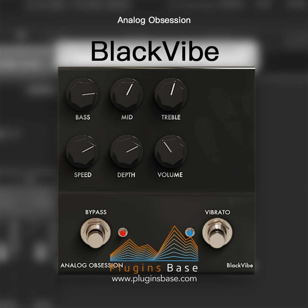 [免费] 吉他放大器效果器插件 Analog Obsession BlackVibe v2.0 [WiN+MAC]