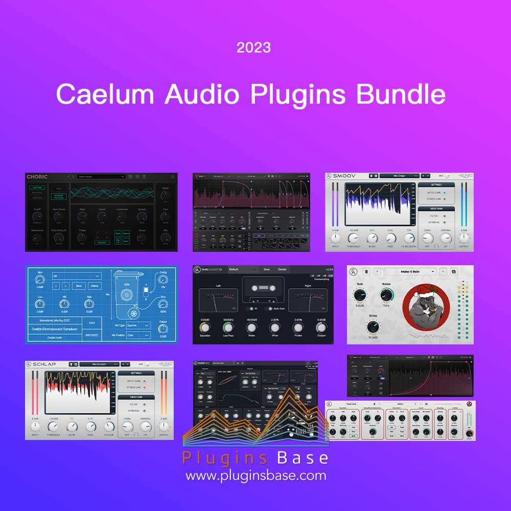 后期混音效果器插件 Caelum Audio Plugins Bundle 2023 [WiN]