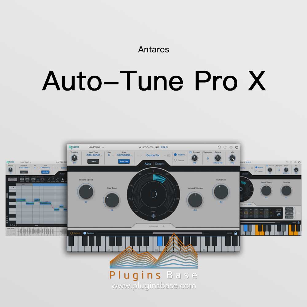 人声音高修正效果器插件 Antares Auto-Tune Pro X v10.2.0 [WiN]