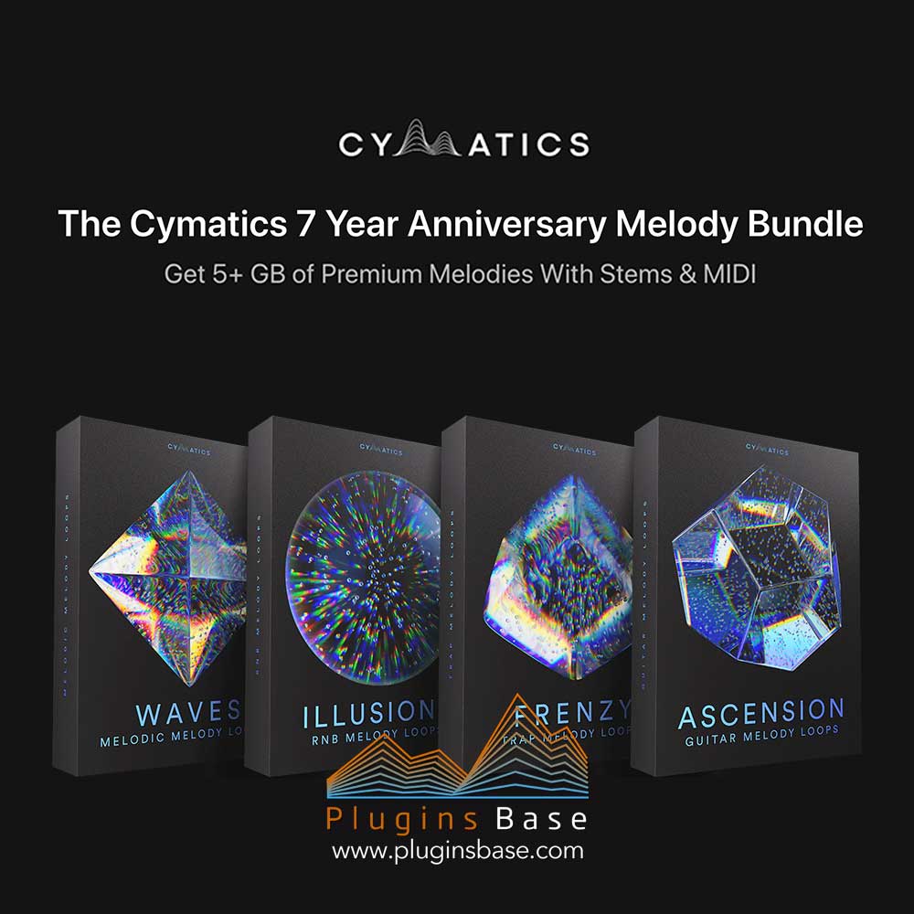 Trap旋律采样包音色 The Cymatics 7 Year Anniversary Melody Bundle WAV MIDI