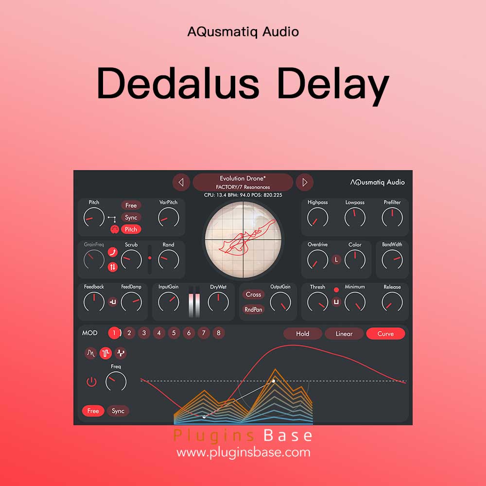 延迟效果器插件 AQusmatiq Audio Dedalus Delay v1.0.0 [WiN]